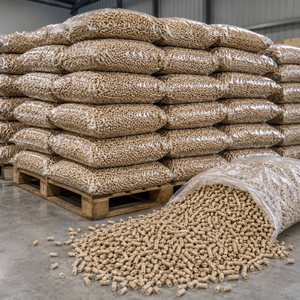 Nouvelles granulés de bois mixtes de 6-10 mm de diamètre, biocarburant de qualité supérieure pour cuisson domestique, vente en gros, meilleur prix, 4500 J de chaleur, 10 % de cendres - Product Image 6
