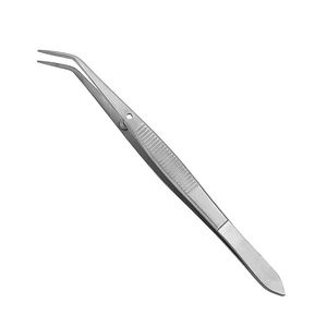 Alicates curvos para apósitos Perry, pinzas dentales de acero inoxidable de 5 ", pinzas quirúrgicas en ángulo, pinzas de algodón - Product Image 1
