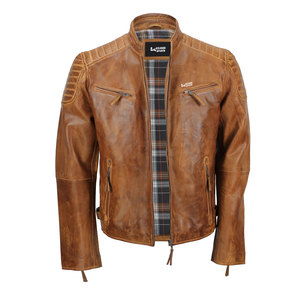 Chaquetas de cuero lisas teñidas y de secado rápido para hombre Chaquetas de cuero para hombre con logotipo personalizado al precio más bajo de venta Chaquetas de cuero para hombre - Product Image 6