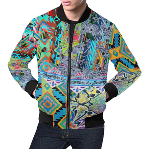 Blouson d'aviateur unisexe de haute qualité impression par sublimation 3D personnalisée blouson d'aviateur pour hommes - Product Image 3