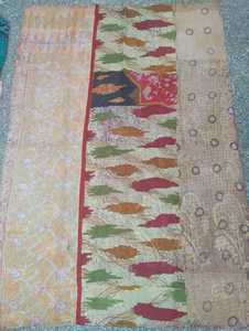 100% Cotton Reversible Handmade Kantha Hand Stitched Sustainable Kantha Traditional Vintage Handcrafted Artisanal Kantha - Product Image 4