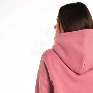 Hoodie Crop Top Multicolore de Haute Qualité pour Femme, Personnalisé, Streetwear Hiver, Logo Frontal, Col à Capuche Respirant, Tricoté 320g - Product Image 6