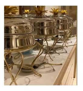 <b>Catering</b> Warmer Chaffing Dish Elegant <b>Table</b> Decorative Food Serving Chaffing Dishes High Quality Food Warmer - Product Image 6