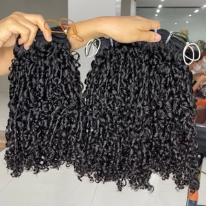 Paquete rizado de cabello humano de alta calidad de extensiones de cabello humano vietnamita precio al por mayor - Product Image 2