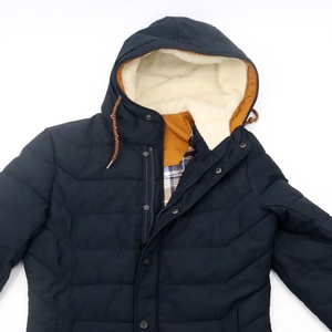 แจ็กเก็ตผู้ชายเสื้อโค้ทบุนวมพองๆโลโก้ผ้าแจ็คการ์ดขนาดใหญ่สำหรับผู้ชายแจ็คเก็ตทรงพองแบบสั่งทำสำหรับฤดูหนาว - Product Image 2