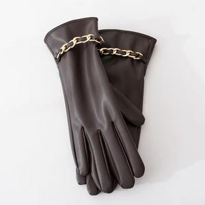 Guantes de Piel Sintética para Mujer, con Forro Térmico de Terciopelo, Gruesos, para Invierno, para Montar al Aire Libre, con Pantalla Táctil, Casuales - Product Image 4