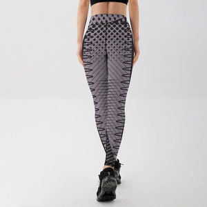 Entrenamiento personalizado nuevo diseño sublimación impresión Leggings señoras mujeres apretado estampado Yoga pantalones con bolsillo - Product Image 6