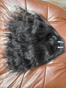 100% vierge Remy brut en vrac extensions de cheveux humains Type indien bas prix indien naturel couleur des cheveux fournisseur en gros - Product Image 4