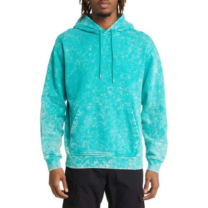 Sudadera con Capucha para Hombre, de Alta Calidad, 100% Algodón, Tejido de Felpa, Lavado Ácido, Estilo Urbano, Diseño Impermeable, Forro Personalizado, OEM - Product Image 1