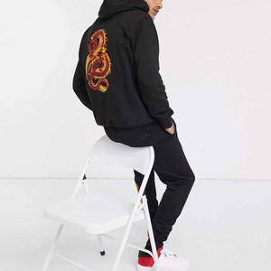 Chándal para hombre con estampado personalizado de logotipo, chándales bordados para hombre, chándales lisos de lana de algodón para hombre - Product Image 4