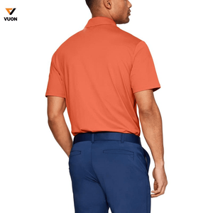 Uniforme de Golf de poliéster 100% personalizado para hombre, transpirable para polos, estilo liso, bolsillo, de talla grande, ropa deportiva informal, Jersey de tela - Product Image 2