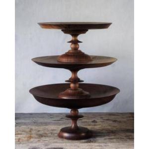 Présentoir à gâteaux rustique en bois avec base solide pour un présentoir à gâteaux élégant lors d'un anniversaire de mariage et d'événements spéciaux - Product Image 2