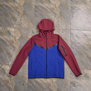 Wind Runner Tech Fleece alta calidad hombres ropa deportiva chándal Logo sudaderas con capucha entrenamiento chándal hombres Jogging gimnasio OEM ODM calidad - Product Image 2