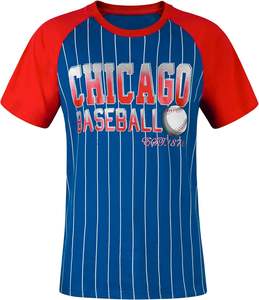 Conjunto Deportivo para Fanáticos del Béisbol, Camiseta Sublimada con Rayas, Mangas Raglán, Transpirable - Product Image 3