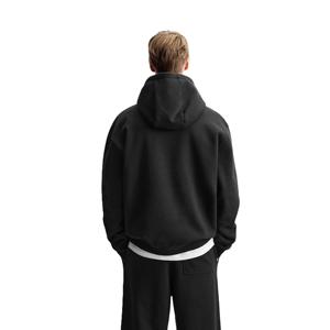 Ensemble de survêtement deux pièces pour homme, grande taille, automne-hiver, mode sportive, sweat-shirt à capuche, pantalon de survêtement, 100% coton respirant - Product Image 4
