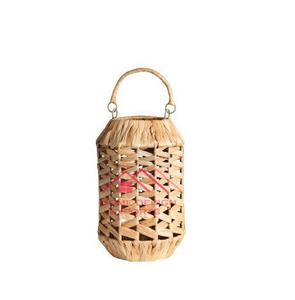 <b>Rattan</b> <b>Lantern</b> Cane and Jute Candle <b>Lantern</b> Eco-friendly <b>Rattan</b> Vintage Wedding <b>Lantern</b> Lightweight - Product Image 2
