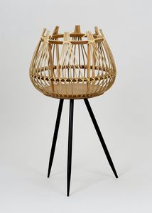 Panier de jardinière en rotin Design fabriqué à la main décoration intérieure et de balcon Pots de fleurs Mini conteneurs de plantes - Product Image 3