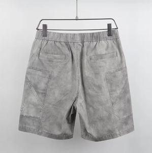 Men's Casual High Quality Acid Wash Shorts Comfortable Cotton Polyester Solid Color Mid Waist Quick Dry Breathable for Gym - Product Image 3