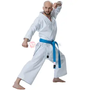 Leverancier Beste Prijzen Hoge Kwaliteit Puur Katoen Concurrentie Judo Karate Uniform Fabrikant Op Maat Ontwerp Je Logo Karate