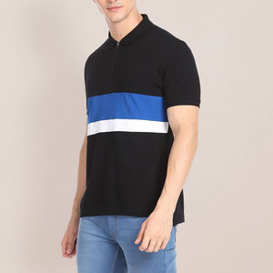 Camiseta transpirable de manga corta antiarrugas de algodón 100% para hombre con logotipo personalizado OEM para trabajo y ropa informal - Product Image 3