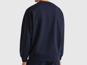 Calidad superior 300gsm Unisex Sudadera de cuello redondo en blanco Mezcla de algodón y poliéster Sudaderas con capucha y sudaderas con logotipo personalizado de calidad superior - Product Image 3