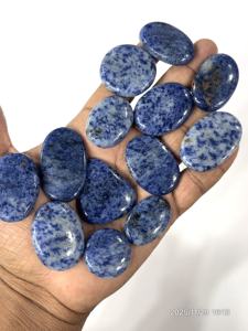 Cabujón de Piedra Preciosa Suelta de Jaspe Azul Natural, Forma Mixta, Tamaño Mixto, Aproximadamente de 20 a 30 mm - Product Image 2