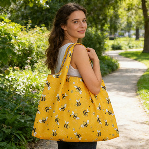 Nueva Bolsa de Compras Plegable de Tela Oxford, Portátil, de Gran Capacidad, Ligera, Tipo Tote, Impresa, Reutilizable y Ecológica - Product Image 1
