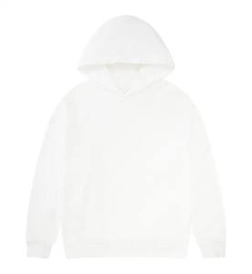 2025 automne Air coton blanc imprimé 100% coton à capuche sweat à capuche ample - Product Image 5