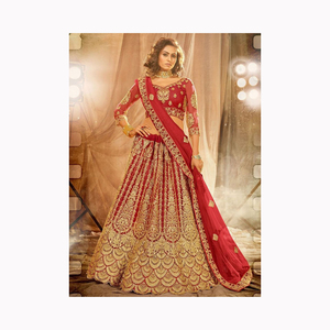 Bollywood Style Lehnga Choli Embroidery Thread Work with Sequence Lehenga Choli for Wedding Wear at Wholesale Price - Product Image 3