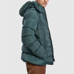 Meilleure vente Veste à bulles à col montant pour hommes High Street Style Hiver Lettre Motif Respirant Matériau de haute qualité - Product Image 5