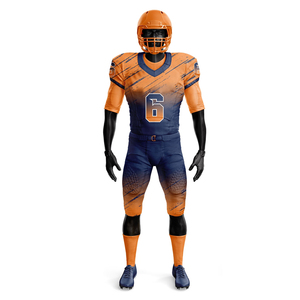 OEM uniforme de fútbol americano de manga corta nuevo diseño transpirable secado rápido precio bajo técnicas impresas ropa de entrenamiento deportivo - Product Image 2