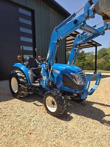 Tracteur compact multifonctionnel d'occasion LS Xr 3135 H 35HP 4WD à transmission par engrenages avec chargeur frontal et godet - Product Image 6