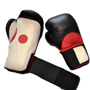 Gant de boxe en cuir de vachette doré, ajustable, avec logo personnalisé, pour entraînement professionnel, nouvelle collection - Product Image 1
