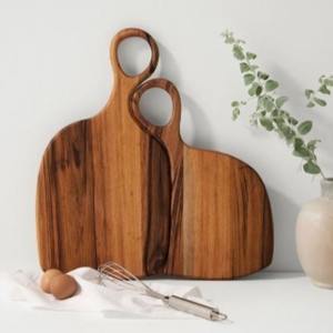 Tabla de cortar de madera de lujo Aspecto decorativo elegante perfecto para exhibición de cocina y preparación de alimentos - Product Image 4