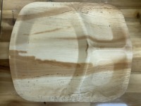 PRODUIT ÉCOLOGIQUE CHAUD 2025 Assiette feuille d'areca Dia Mo Cau Assiette de service nordique bon marché Ensemble de vaisselle dans les restaurants