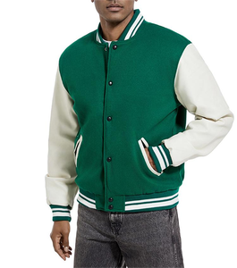Veste universitaire personnalisée style bombardier avec broderie mode streetwear pour hommes et femmes - Product Image 1