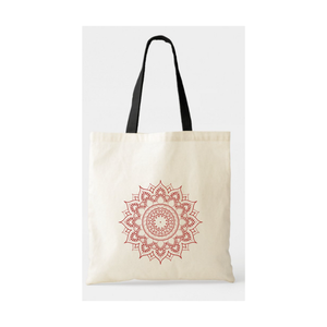 Ligero Mandala bordado hecho a mano personalizado reciclable bohemio sostenible secado rápido minimalista 100% bolsas de algodón - Product Image 1