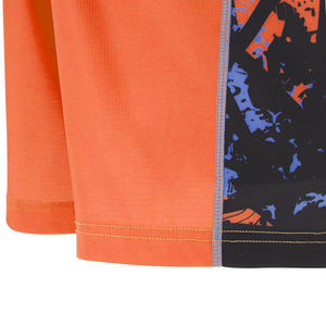 Breathable Unisex Rugby Shorts <b>Orange</b> Color Elastic Waist Training Team <b>Tight</b> Fit 100% Polyester Anti-Bacterial Quick Dry Custom - Product Image 4