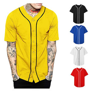 Camisetas de Béisbol Transpirables con Logotipo Personalizado al por Mayor para Hombre, Ropa Deportiva de Alta Calidad, Uniformes 100% Poliéster, Tallas Grandes - Product Image 2