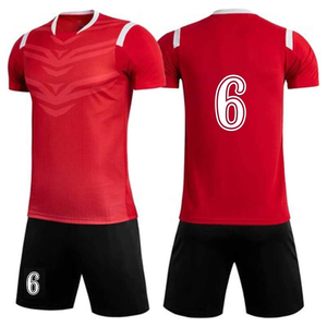 ชุดเสื้อฟุตบอลแขนสั้นพิมพ์ลายดิจิตอลด้านหน้าเสื้อฟุตบอลผ้าโพลีเอสเตอร์100% ตามสั่ง - Product Image 2