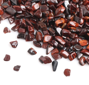 Vente en gros de puces d'oeil de tigre rouge en cristal naturel diverses puces de cristal pierres de guérison gravier en cristal pierres dégringolées - Product Image 5