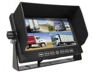 TVS 7-Inch All-in-One Mobile DVR <strong>Car</strong> <strong>Monitor</strong> <strong>4CH</strong> AHD 960P <strong>Video</strong> &amp; Quad Display - Product Image 2