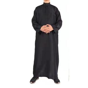 Venta caliente hombres usan Jubbah personalizado cómodo Dubai ropa islámica musulmán plegable hombres musulmán vestido Jubbah último diseño Thobe - Product Image 5