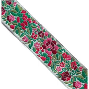 Cinta de Encaje de Poliéster y Nailon de Alta Calidad, Colorida, Estilo Vintage, para Bolsos, Jacquard, 2.00 Pulgadas de Ancho, Rollo de Cinta - Product Image 3