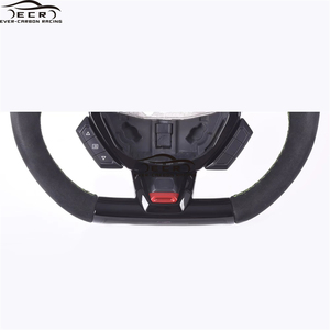 Ever-Carbon Racing ECR nouveau Design volant en cuir suédé pour <span class=keywords><strong>Lamborghini</strong></span> Huracan volant en Fiber de carbone - Product Image 2