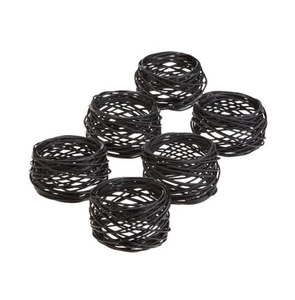 Partyware Metal Black Coated Servilleteros Vajilla Titular de tejido Servilletero a precio competitivo - Product Image 1