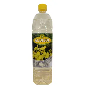 Aceite de canola/colza refinado de alta calidad botella PET de 1L para cocinar hecha en España