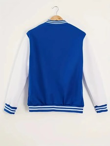2025 veste universitaire de rue en laine légère pour hommes personnalisé Letterman haute qualité meilleure vente avec col montant pour l'hiver - Product Image 5