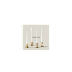 Portavelas de diseño simple de Metal y aluminio personalizado, luz de té decorativa, decoración del hogar, candelabro para Navidad - Product Image 1
