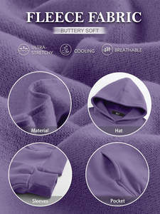 เสื้อฮู้ดผ้าถักโอเวอร์ไซส์สำหรับผู้หญิง, เสื้อสเวตเตอร์ขนแกะที่สมบูรณ์แบบสำหรับฤดูใบไม้ร่วง/ฤดูหนาว - Product Image 6